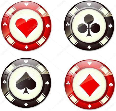 3d De Fichas De Poker Photoshop