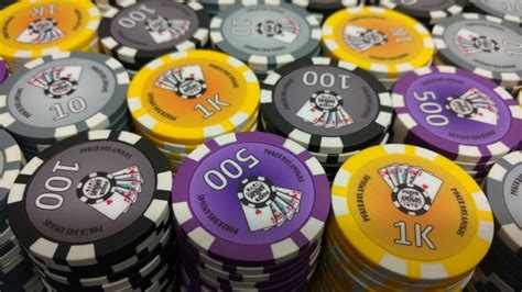 500 Fichas De Poker Em Caso