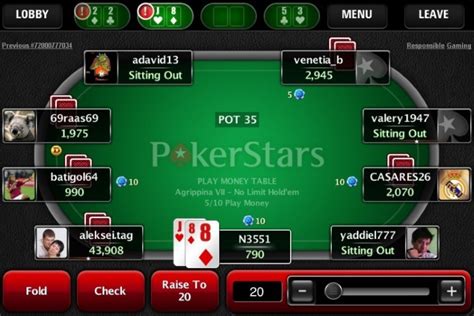A Pokerstars Ser Android App