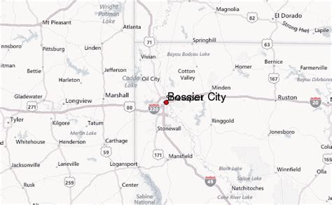 Bossier City Casino Mapa
