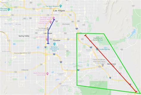 Boulder Highway Casino Mapa