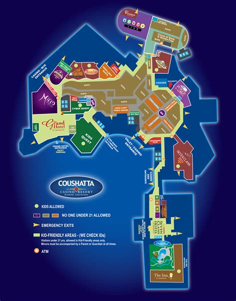Coushatta Casino Mapas