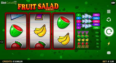 Fruit Salad 3 Reel Slot Gratis