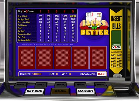 Jacks Or Better Video Poker Novibet