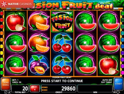 Jogar Fusion Fruit Beat Com Dinheiro Real