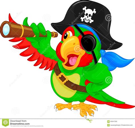 Papagaios De Pirata De Fenda