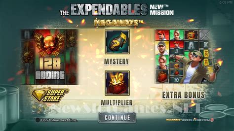 Play The Expendables New Mission Megaways Slot