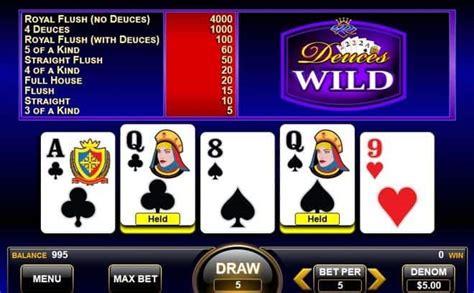 Poker 7 Bonus Deuces Wild Netbet