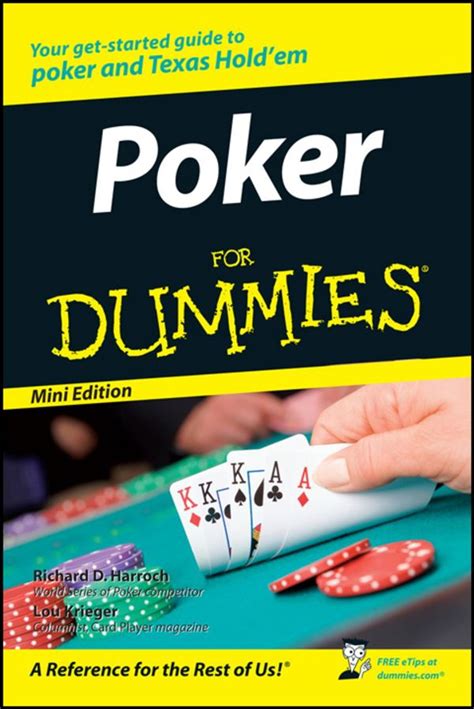 Poker For Dummies Epub