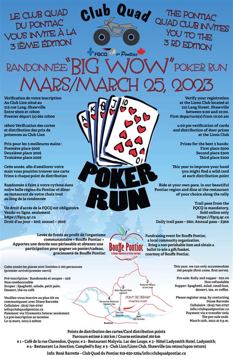 Poker Run 10 Mai 2024