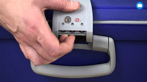 Samsonite Koffer Slot Instellen A B