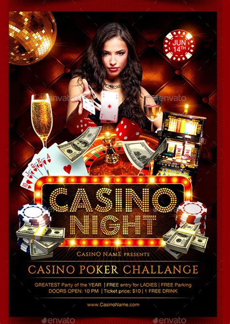 Uma Noite De Casino Flyer