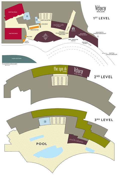 Vdara Casino Mapa